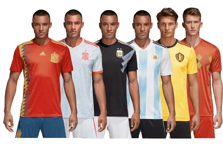 Steun je land het WK met officiële replica voetbalshirts -