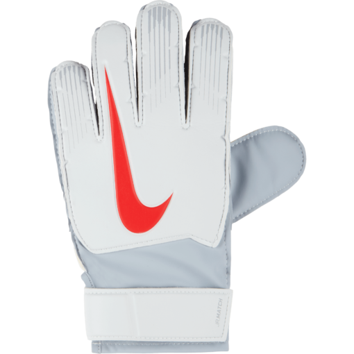 Nike Junior Match Keepershandschoenen White Red Wolf Grey