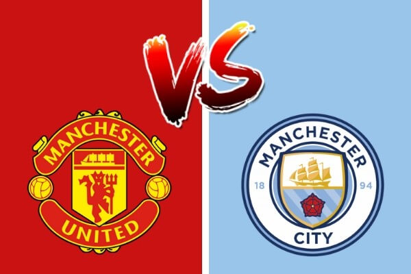 Vergelijking tussen Manchester United en Manchester City