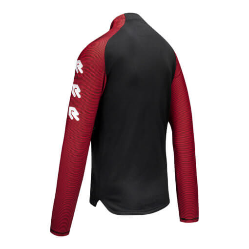 Robey Performance Half-Zip Top - Red Zijkant